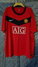 Manchester United Shirt Red Home Kit 2009 2010 Season (Size XXL)
