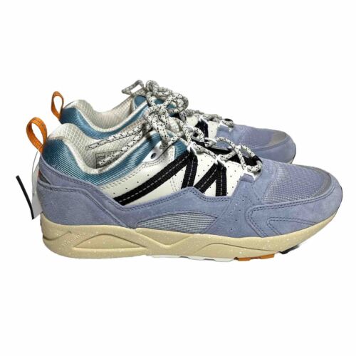 Sneakers nuove KARHU unisex taglia 9/42,5 F804117 Fusion 2.0 grigio/blu/edera stringate - Foto 2 di 13