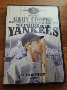 The Pride Of The Yankees Dvd Gary Cooper Lou Gehrig Ebay