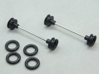 Pro-Trax  O-Ring Front Axle Sets for Tyco 440x2 Narrow & Tomy Mega-G, Mega-G+