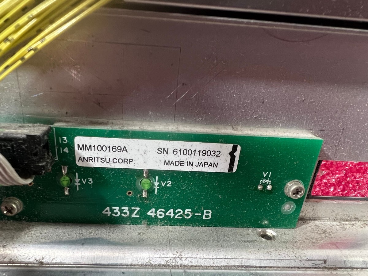 Anristu Sonet/SDH/PDH/ATM Analyzer MP1570A1 ''Panel only Anristu Sonet/SDH/PDH/ATM Analyzer MP1570A1 ''Panel only