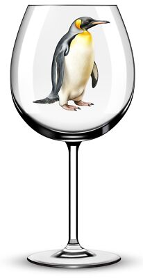 x12 Penguin glass vinyl decal stickers Colour vk540 | eBay UK