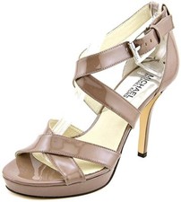 Michael Michael Kors Women's Evie Platform Sandal Dark Khaki Size11 M