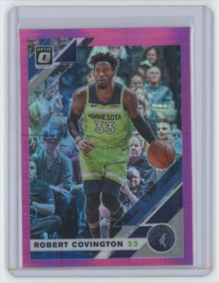 2019-20 Donruss Optic Hyper Pink Robert Covington . Minnesota Timberwolves #121