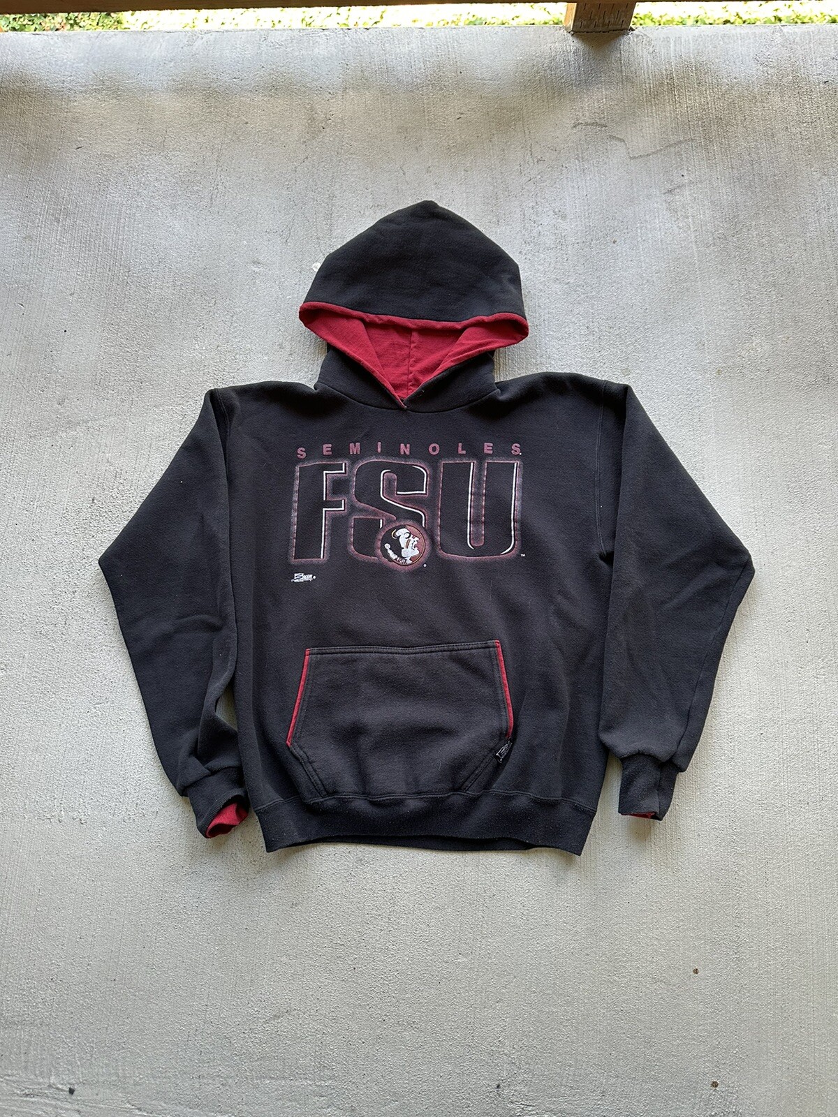 Felpa con cappuccio FSU Florida Seminoles fila anteriore Salem uomo grande