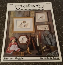 Another Gaggle Debbie Loar Me + Ewe Collection Counted Cross Stitch Goose No 2