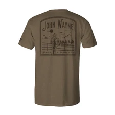 Hooey Men's John Wayne Graphic Light Brown T-Shirt HT1647LTBR