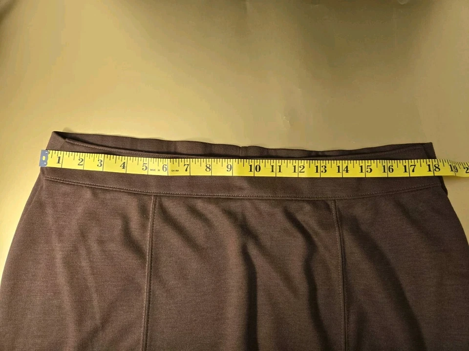 Maxi Falda Lápiz Vintage Emma James por Liz Claiborne Marrón Talla L con Etiquetas Foto 4 de 4