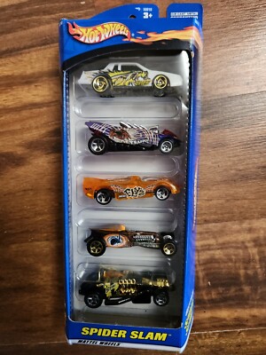 HOT WHEELS  2000 Mattel  5 PACK spider Slam  