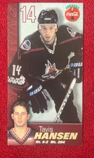Vintage Tavis Hansen Phoenix Coyotes NHL Hockey Sport Trading Insert Card