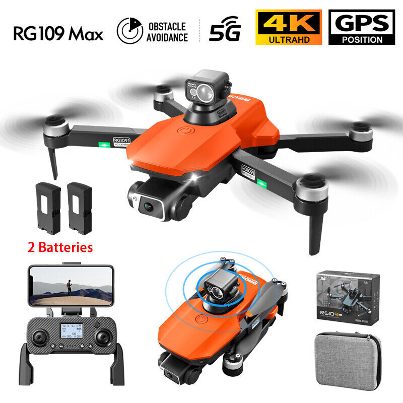 RG109 MAX RC Drone GPS 4K HD Dual Camera Obstacle Avoidance