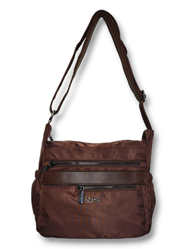Borsa donna tracolla in poliestere leggera impermeabile Coveri viaggio e lavoro - Picture 26 of 27