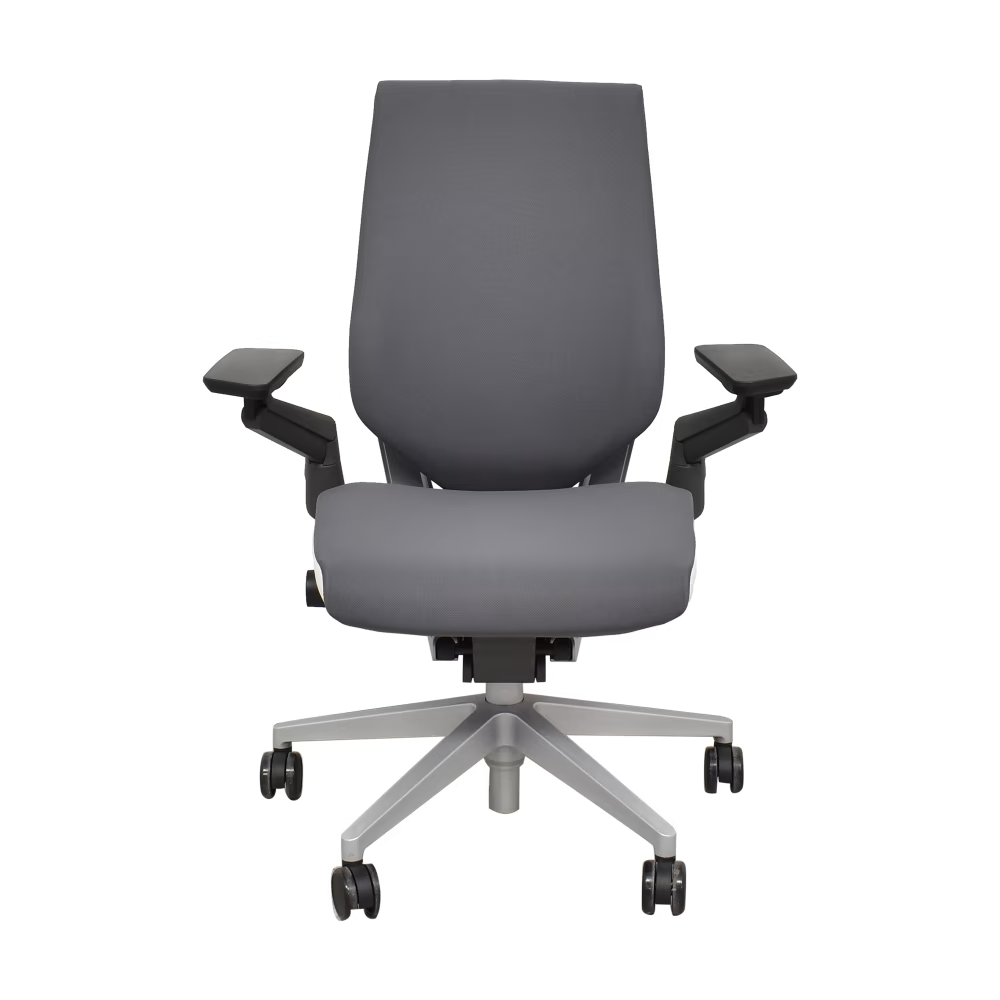 Steelcase Gesture Graphite Gray White Accent w/ Lumbar eBay