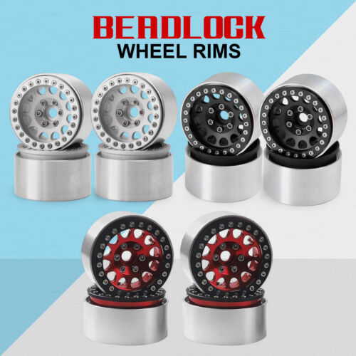 1.9" Beadlock Wheel Rims for 1/10 RC Car TRX4 SCX10 90046 AXI03007, - Picture 22 of 28