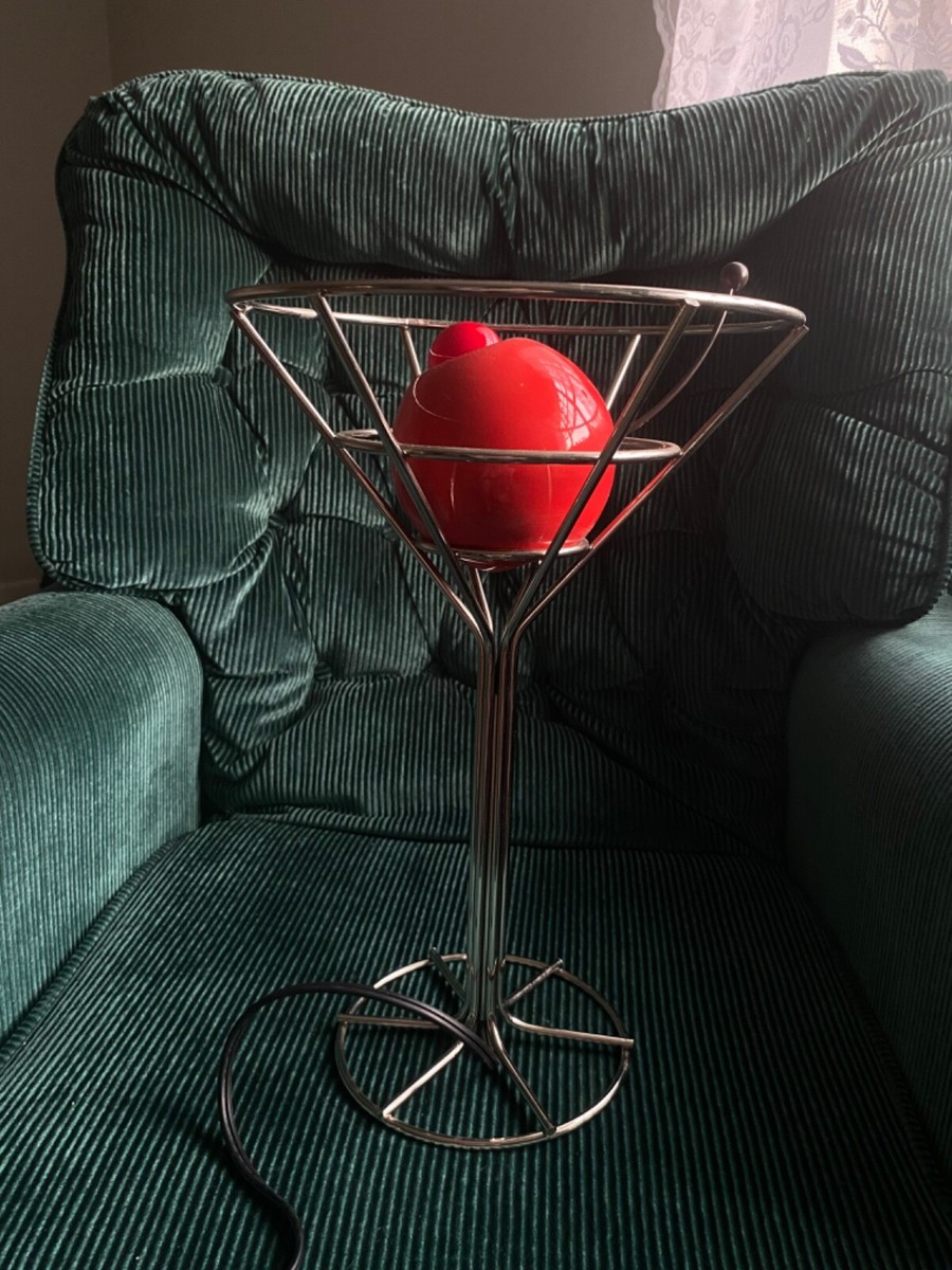 Vintage David Krys cherry Manhattan/Martini lamp | eBay