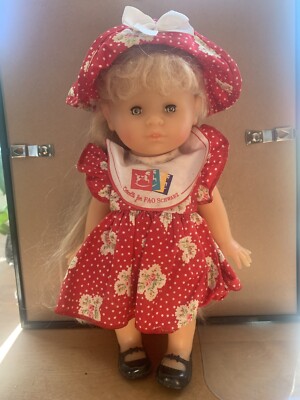 Vintage 1994 Corolle Toddler Doll Made in France 16 in. Original Outfit