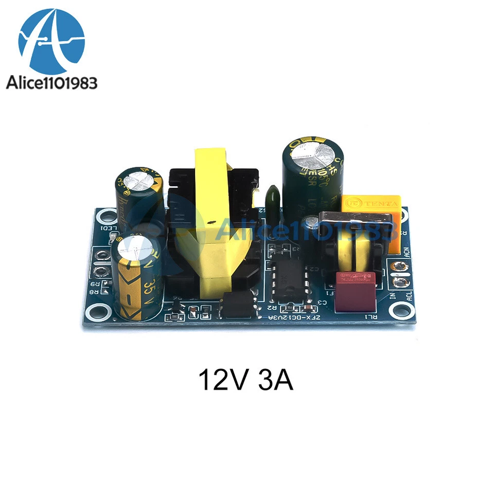 AC110-265V to DC12V 3A / DC24V 1A  AC-DC Isolated Switching Power Supply Module - Image 2 of 4
