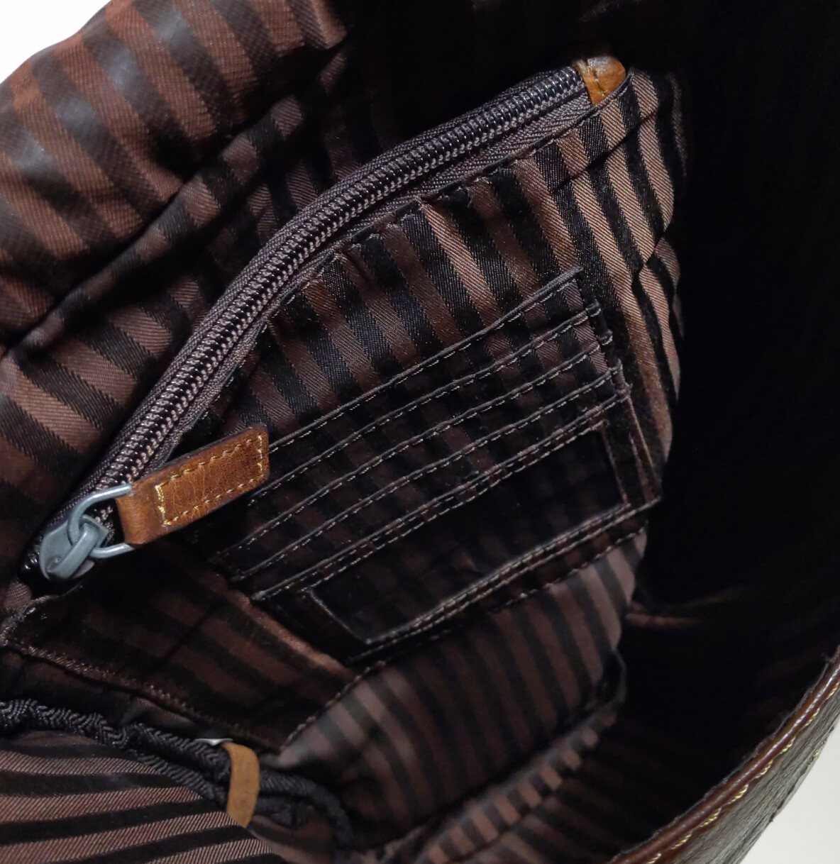 $222 JACK GEORGES Backpack Voyager Convertible Br… - image 5