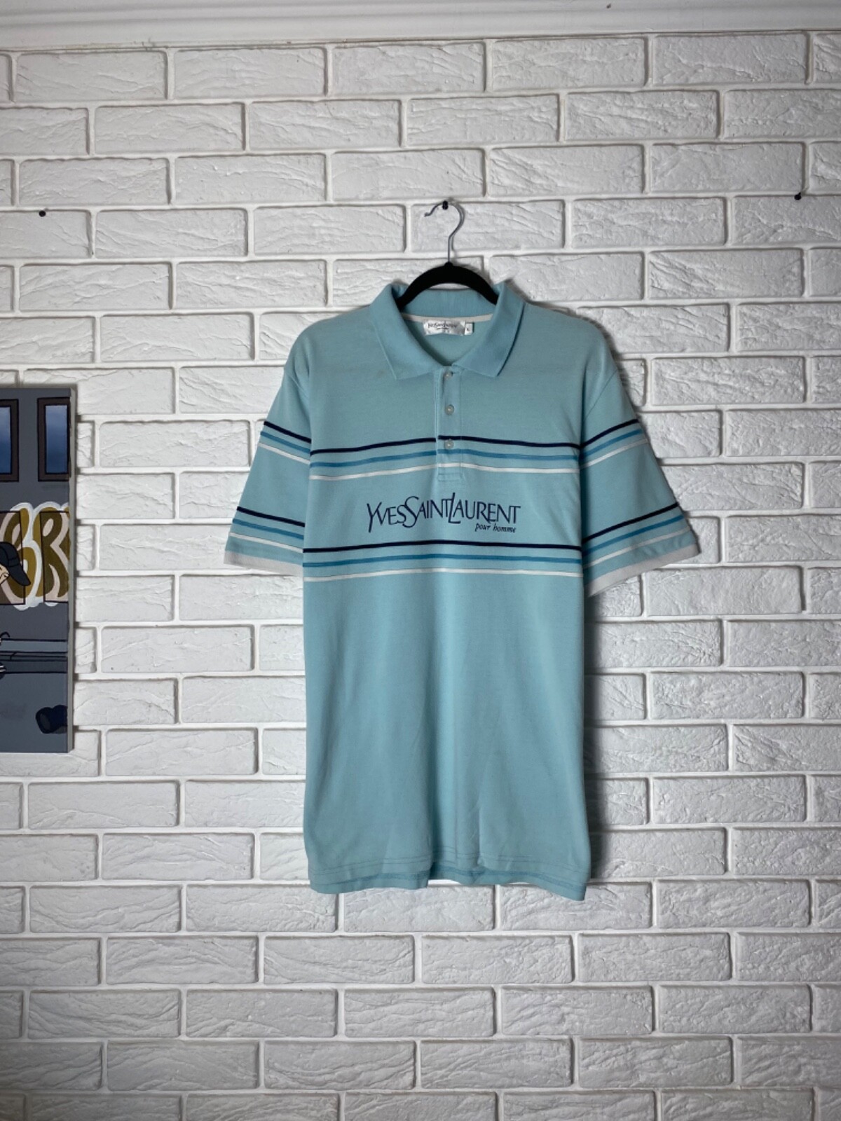 Polo Yves Saint Laurent grande logo