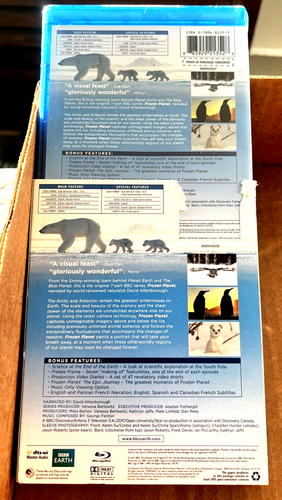 Frozen Planet Complete Series (Blu-ray, 2012, 3-Disc) NEW w/lenticular slipcover - Imagen 4 de 4
