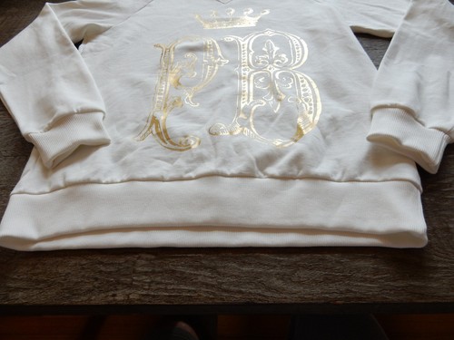 Men's Pierre Balmain Gold Crown "PB" Long sleeve Crewneck Sweatshirt 52 (42) L - Picture 5 of 9