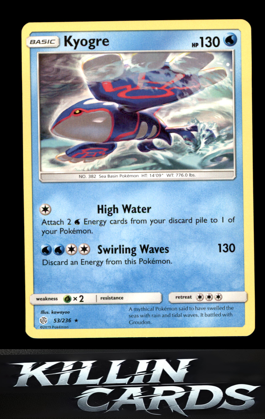 Kyogre 53/160 Rare XY - Primal Clash Pokemon Card NM