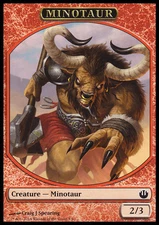 10 Token Cards - MINOTAUR - Journey into Nyx - SAME ART - NM/SP - Magic MTG FTG