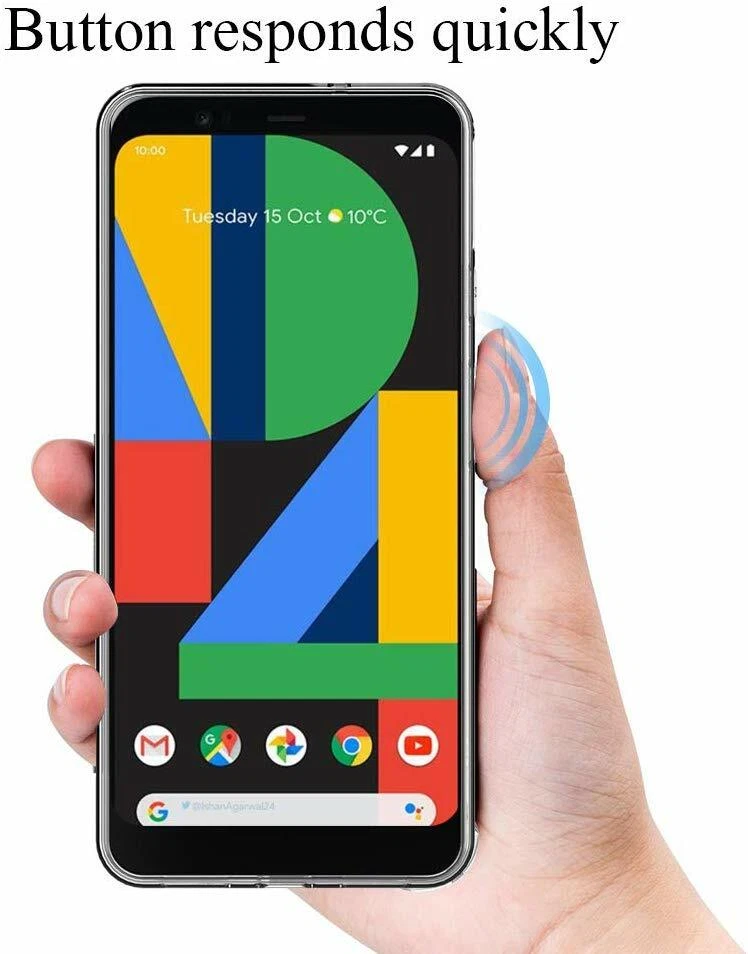COVER CUSTODIA TRASPARENTE + PELLICOLA VETRO TEMPERATO PER GOOGLE PIXEL 4 - Immagine 3 di 4