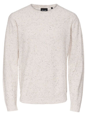 Only & Sons Pullover Herren Freizeit Oberteil Herren Strick Beige 22003869
