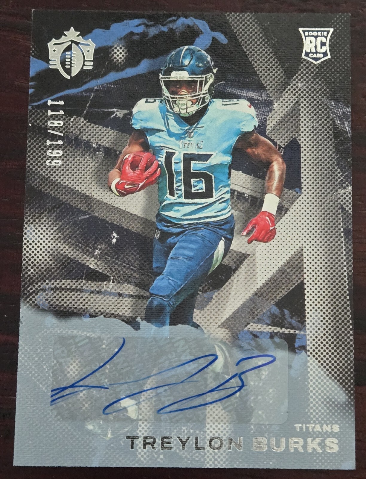 2022 Chronicles Gridiron Kings Signatures /199 Treylon Burks Rookie Auto RC