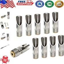 Pack of 10 Stainless Steel Automatic Pig Nipple Drinkers for Optimal Hydration
