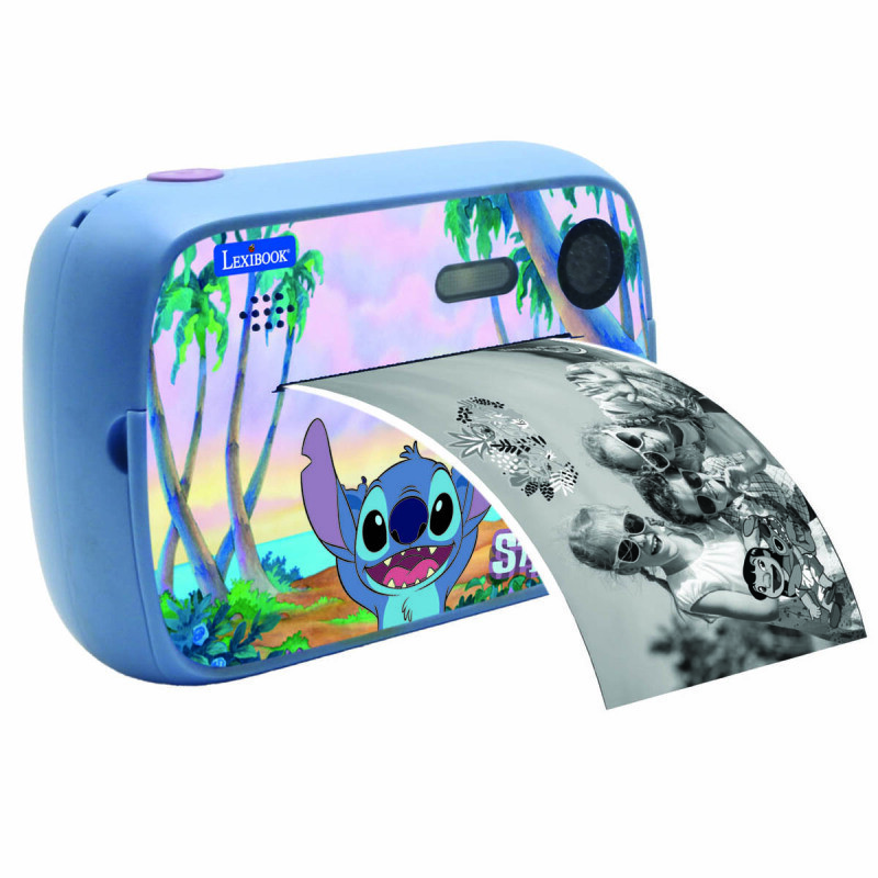LEXIBOOK DISNEY STITCH INSTANT PRINT KIDS CAMERA WITH SD CARD