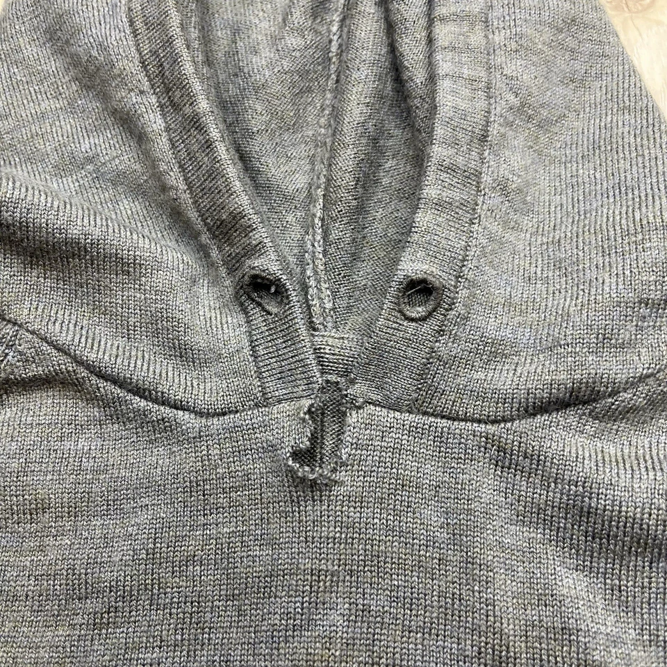 Sudadera con capucha de lana merino ligera Lululemon suéter tejido verde suéter para mujer talla 2 XS Foto 4 de 4