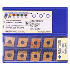 10PCS/New In Box SUMITOMO CNMG120404N-GU AC820P CNMG431EGU Carbide Inserts