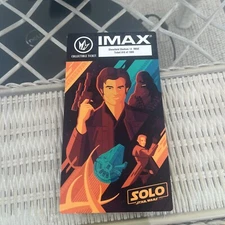 One (1) SOLO Star Wars Story Regal IMAX Collectible Ticket Limited