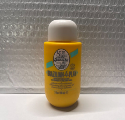 Sol de Janeiro Brazilian 4 Play Moisturizing Shower Cream-Gel 3 fl oz / 90ml NEW
