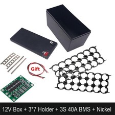 12V 3S 7P 40A Li-ion Battery Pack Case Holder Nickel Sheet for 18650 Power Wall