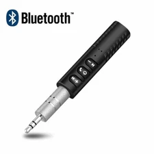Bluetooth AUX 3.5mm Jack Hands free Speaker Car Transmitter Auto Music Receiver