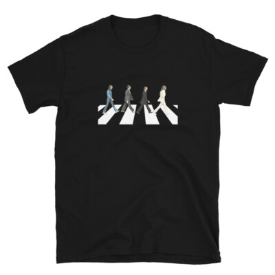 The Beatles Abbey Road Album Black Unisex T-Shirt