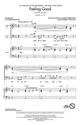 Feeling Good SATB Pop Choral Series Michael Bublé