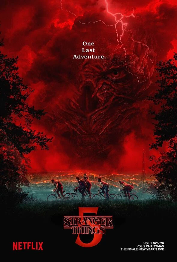 Stranger Things 5 One Last Adventure Official Poster