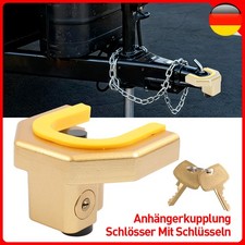 Kupplungsschloss Anhänger – Diebstahlsicherung Deichselschloss universal