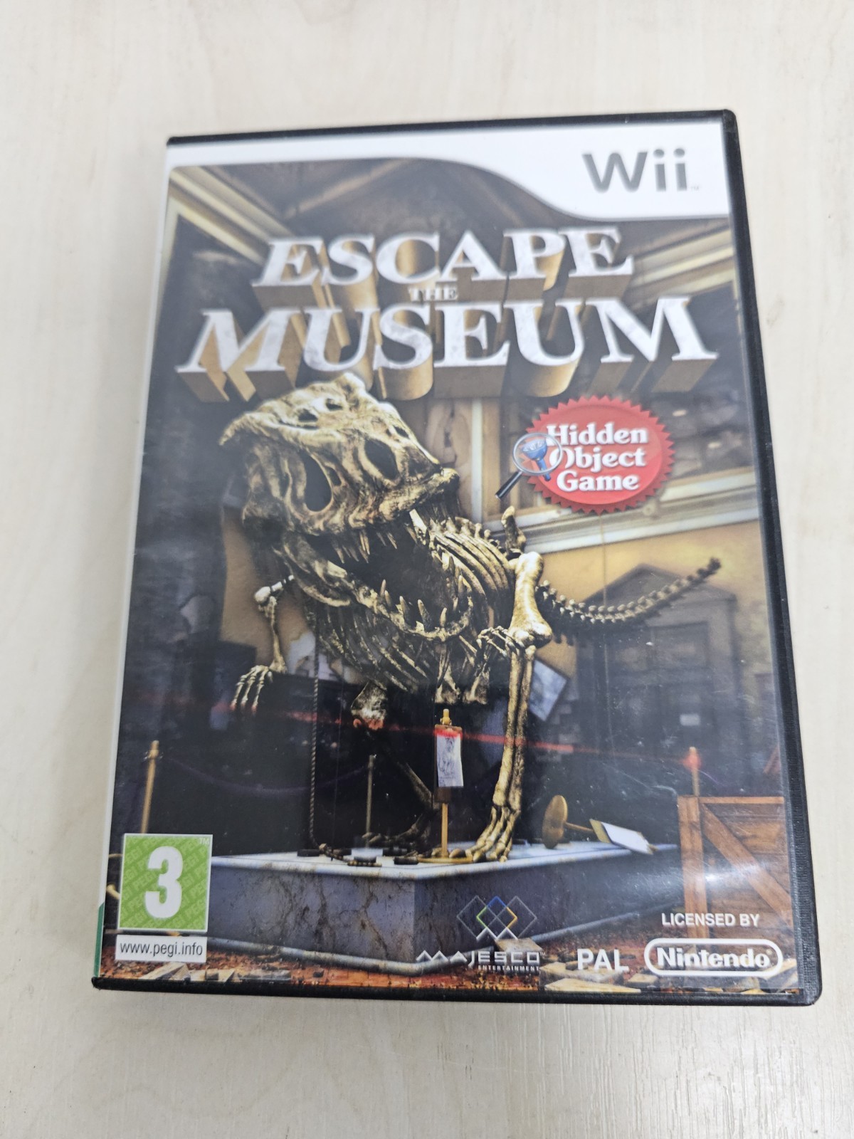 Escape the Museum Nintendo Wii Video Game 2009 Manual PAL Explore Hunt Adventure