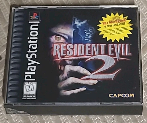 Resident Evil 2 PS1 CIB Black Label Sony PlayStation 1 1998 