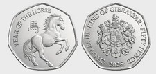 VORBESTELLUNG!!! 50 Pence 2026 Gibraltar Jahr...