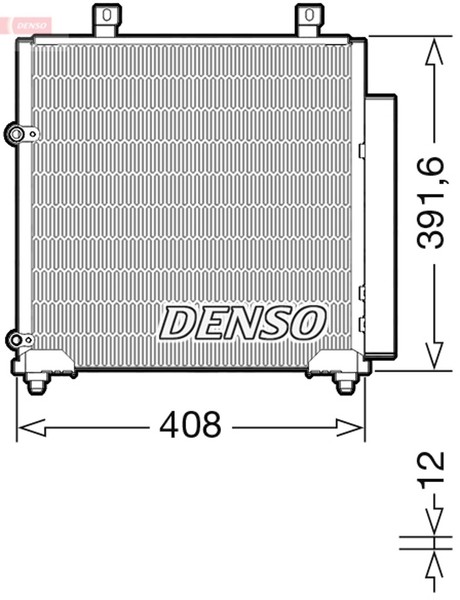 Kondensator Klimaanlage Denso DCN45012 FüR Mitsubishi Space Star 6 A05A A03A-image
