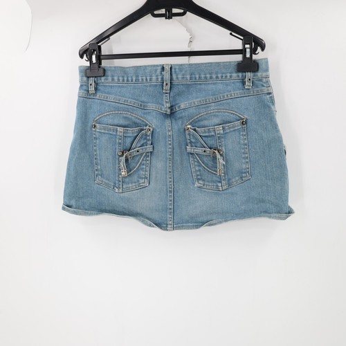 Marc Jacobs, Vintage Y2K Marc Jacobs Skirt Women's 6 Mini denim Pockets metal details grunge