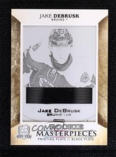 2017-18 Upper Deck Black Diamond Relic Rookies 1/1 Jake DeBrusk #BD-BDR-JD a2v