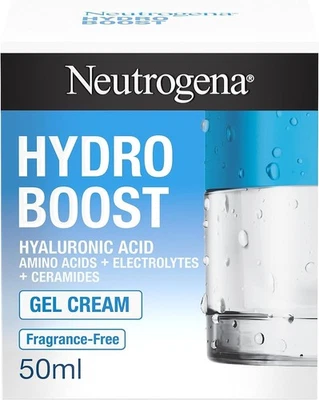 Neutrogena Hydro Boost Gel Face Cream (1 x 50ml) Intensively Hydrating Gel Cream
