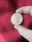 1880 $1 US Morgan Silver Dollar / Toned / Toning / Rainbow / Red / Copper like